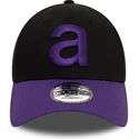 schwarze-und-violette-verstellbare-curved-cap-9forty-contrast-von-aprilia-piaggio-von-new-era