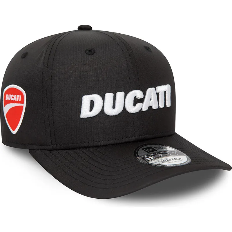 mutzen-gebogen-schwarz-snapback-9fifty-ripstop-der-ducati-motor-motogp-von-new-era