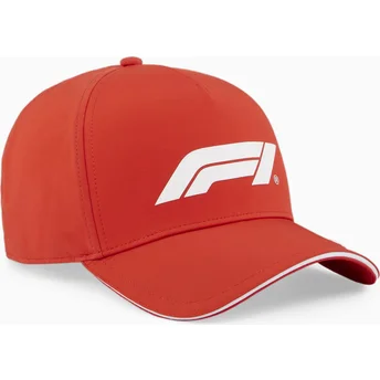 Czerwona czapka z daszkiem snapback BB Formula 1 Puma