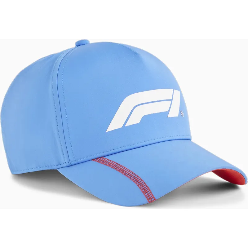 puma-formel-1-bb-pro-blaue-snapback-kappe-mit-gebogenem-schirm