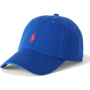 Mützen gebogen blau verstellbares band Cotton Chino Classic Sport von Polo Ralph Lauren