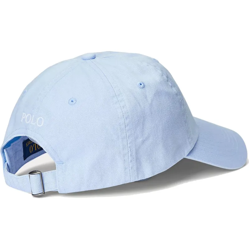 hellblaue-verstellbare-curved-cap-mit-weissem-logo-cotton-chino-classic-sport-von-polo-ralph-lauren