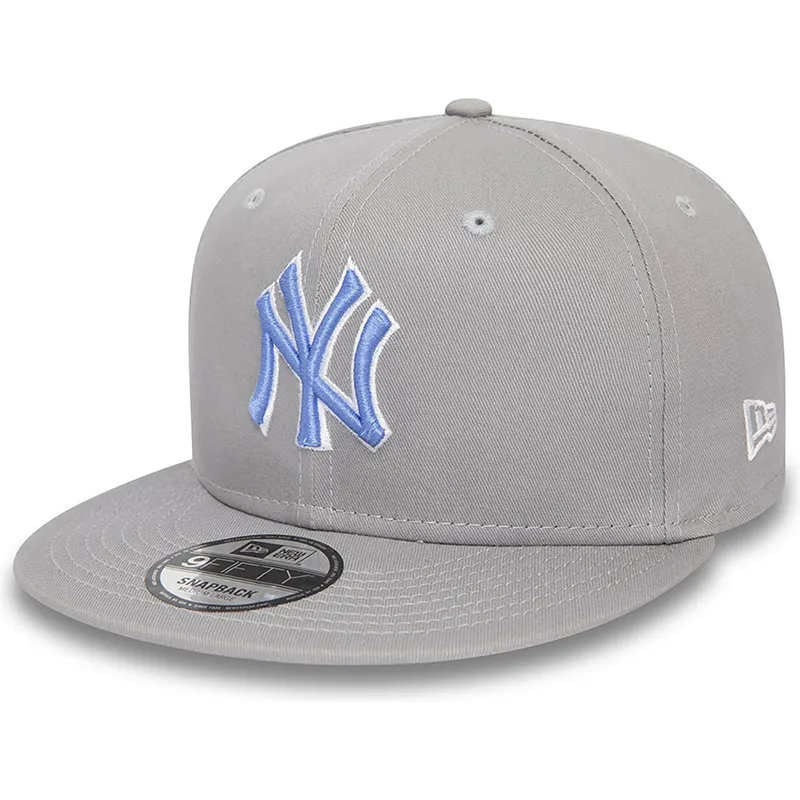mutzen-flach-grau-snapback-9fifty-outline-der-new-york-yankees-mlb-von-new-era