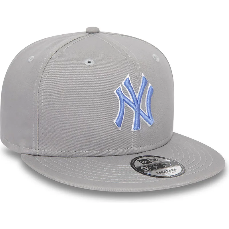 mutzen-flach-grau-snapback-9fifty-outline-der-new-york-yankees-mlb-von-new-era