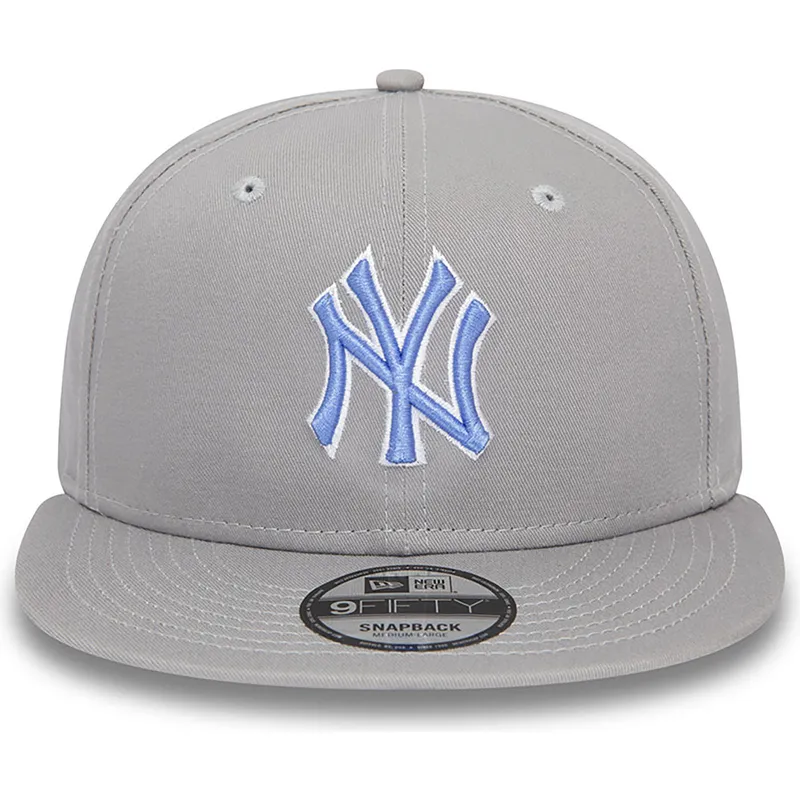 mutzen-flach-grau-snapback-9fifty-outline-der-new-york-yankees-mlb-von-new-era