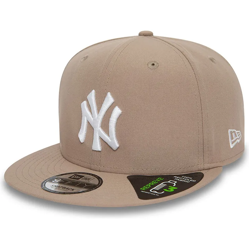 mutzen-flach-braun-snapback-9fifty-repreve-der-new-york-yankees-mlb-von-new-era