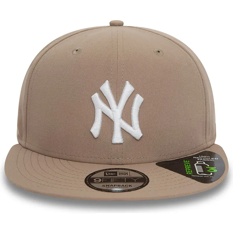 mutzen-flach-braun-snapback-9fifty-repreve-der-new-york-yankees-mlb-von-new-era