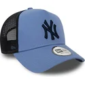mutzen-gebogen-blau-snapback-a-frame-league-essential-der-new-york-yankees-mlb-von-new-era