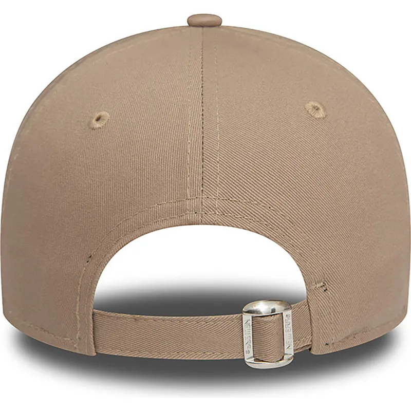 mutzen-gebogen-braun-verstellbares-band-negro-9twenty-league-essential-der-new-york-yankees-mlb-von-new-era