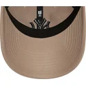 mutzen-gebogen-braun-verstellbares-band-negro-9twenty-league-essential-der-new-york-yankees-mlb-von-new-era