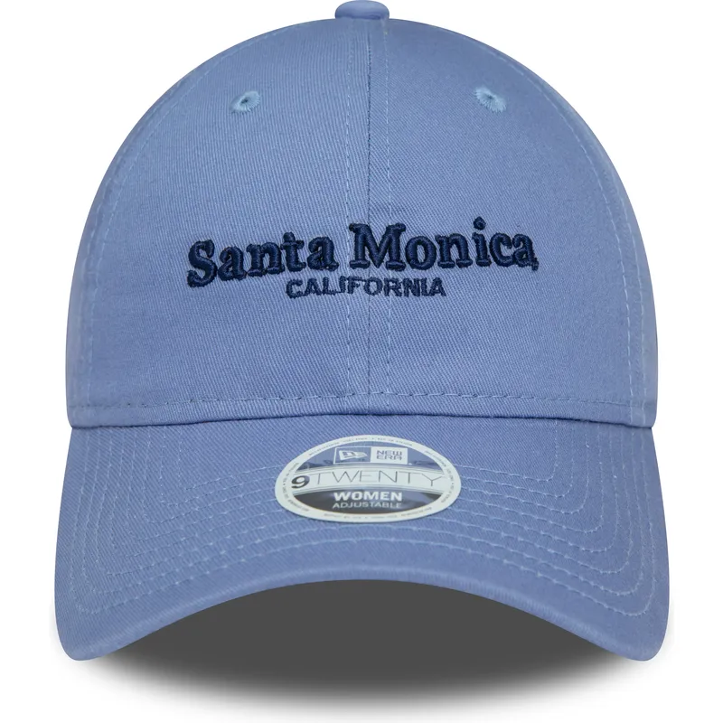 mutzen-gebogen-blau-verstellbares-band-9twenty-wordmark-der-santa-monica-california-von-new-era mutzen-gebogen-blau-verstellbares-band-9twenty-wordmark-der-santa-monica-california-von-new-era