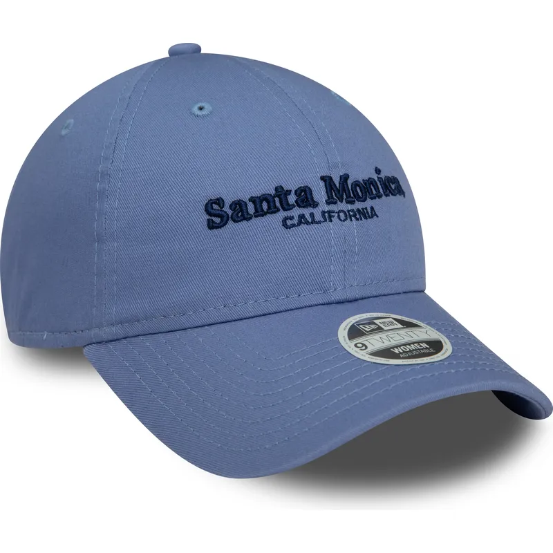 mutzen-gebogen-blau-verstellbares-band-9twenty-wordmark-der-santa-monica-california-von-new-era mutzen-gebogen-blau-verstellbares-band-9twenty-wordmark-der-santa-monica-california-von-new-era