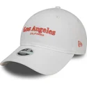 gorra-curva-blanca-ajustable-para-mujer-9twenty-wordmark-de-los-angeles-california-de-new-era