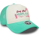 mutzen-gebogen-grun-snapback-a-frame-foam-front-der-miami-surf-club-florida-von-new-era