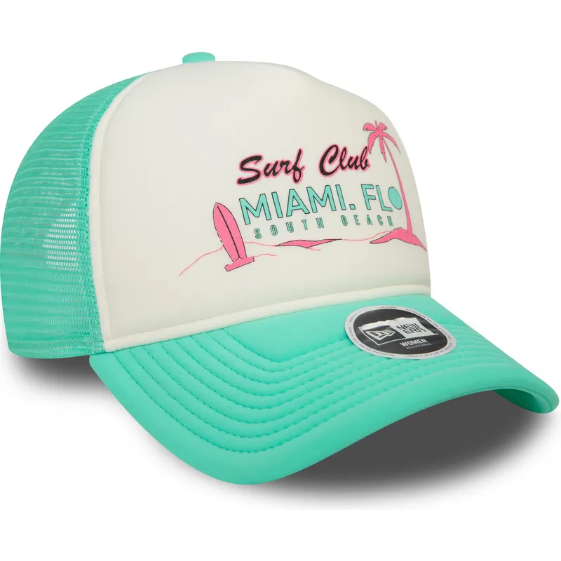 mutzen-gebogen-grun-snapback-a-frame-foam-front-der-miami-surf-club-florida-von-new-era