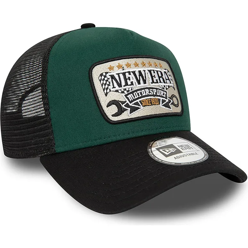 mutzen-gebogen-grun-snapback-a-frame-von-new-era