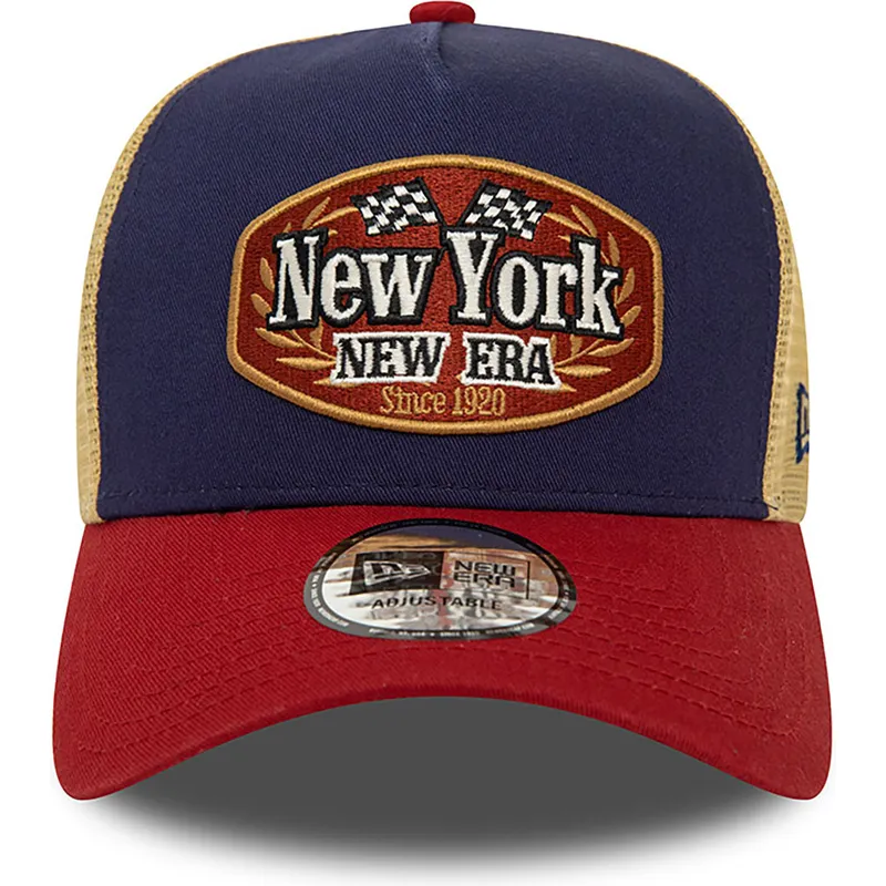 new-era-a-frame-patch-new-york-mehrfarbige-trucker-kappe