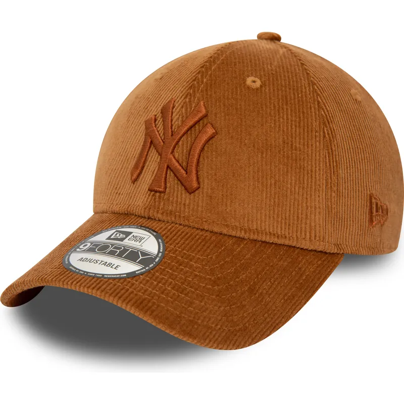 mutzen-gebogen-braun-verstellbares-band-9forty-cord-der-new-york-yankees-mlb-von-new-era mutzen-gebogen-braun-verstellbares-band-9forty-cord-der-new-york-yankees-mlb-von-new-era