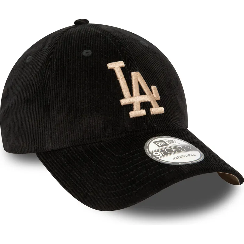 mutzen-gebogen-schwarz-verstellbares-band-9forty-cord-der-los-angeles-dodgers-mlb-von-new-era mutzen-gebogen-schwarz-verstellbares-band-9forty-cord-der-los-angeles-dodgers-mlb-von-new-era