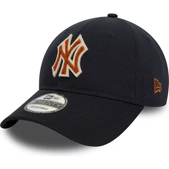New Era 9FORTY Stretch Snap Tab New York Yankees MLB Navy Blue and