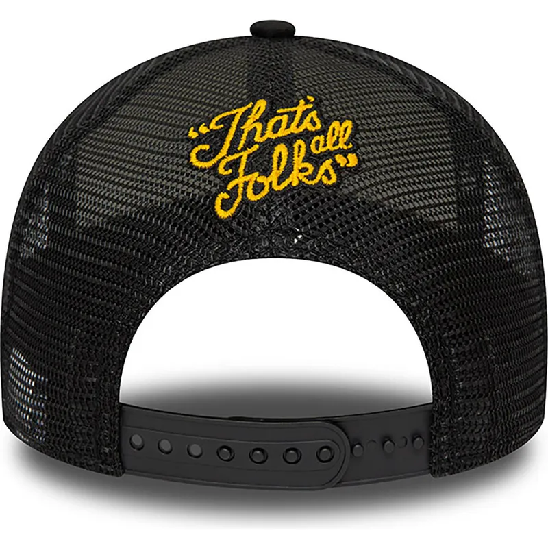 mutzen-gebogen-schwarz-snapback-a-frame-character-der-bugs-bunny-y-pato-lucas-looney-tunes-von-new-era mutzen-gebogen-schwarz-snapback-a-frame-character-der-bugs-bunny-y-pato-lucas-looney-tunes-von-new-era