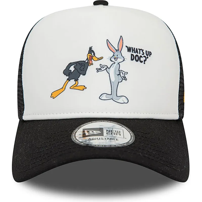 mutzen-gebogen-schwarz-snapback-a-frame-character-der-bugs-bunny-y-pato-lucas-looney-tunes-von-new-era mutzen-gebogen-schwarz-snapback-a-frame-character-der-bugs-bunny-y-pato-lucas-looney-tunes-von-new-era