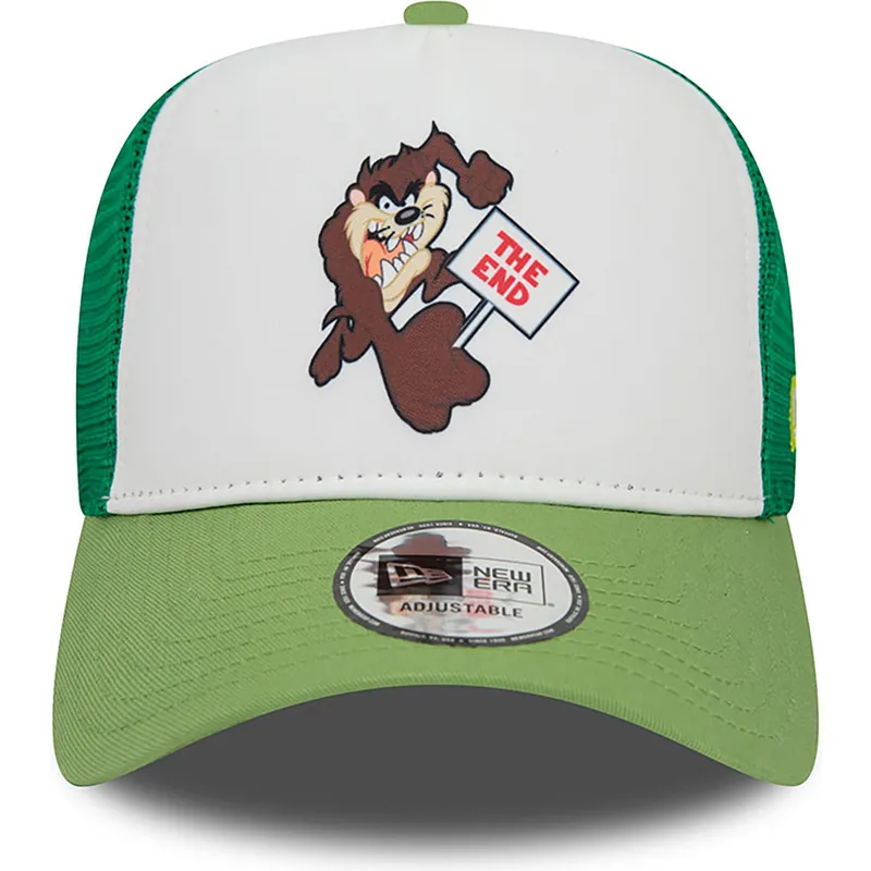 mutzen-gebogen-grun-snapback-a-frame-frame-character-de-diablo-der-tasmania-looney-tunes-von-new-era
