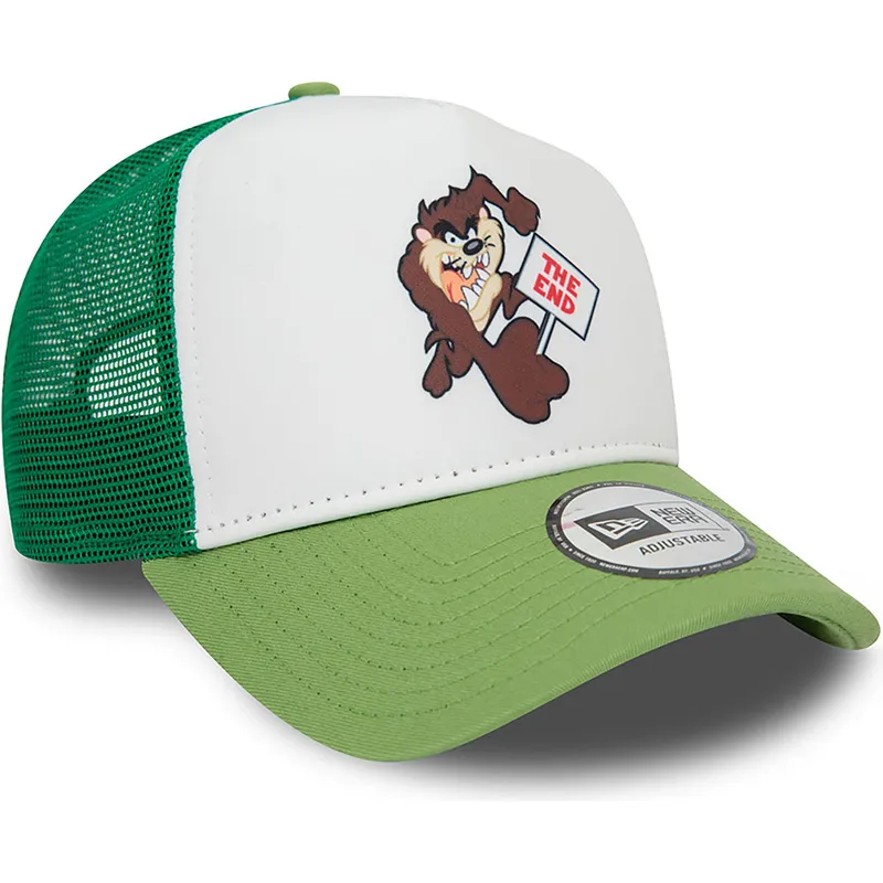 mutzen-gebogen-grun-snapback-a-frame-frame-character-de-diablo-der-tasmania-looney-tunes-von-new-era
