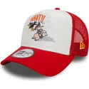 mutzen-gebogen-rot-snapback-a-frame-character-der-pato-lucas-y-porky-pig-looney-tunes-von-new-era