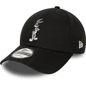 mutzen-gebogen-schwarz-verstellbares-band-9forty-character-der-bugs-bunny-looney-tunes-von-new-era