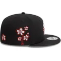 mutzen-flach-schwarz-snapback-9fifty-flower-icon-der-new-york-yankees-mlb-von-new-era