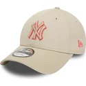 bezowa-zakrzywiona-czapka-regulowana-9forty-team-outline-new-york-yankees-mlb-od-new-era