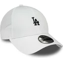 casquette-trucker-blanche-ajustable-9forty-home-field-los-angeles-dodgers-mlb-new-era