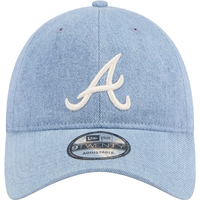 mutzen-gebogen-blau-verstellbares-band-9twenty-washed-denim-der-atlanta-braves-mlb-von-new-era mutzen-gebogen-blau-verstellbares-band-9twenty-washed-denim-der-atlanta-braves-mlb-von-new-era