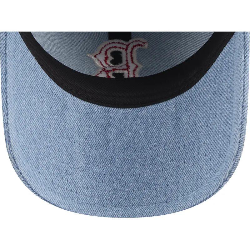 9twenty-washed-denim-boston-red-sox-mlb-verstellbare-blaue-kappe-von-new-era