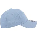 verstellbare-blaue-gebogene-kappe-9twenty-washed-denim-der-los-angeles-dodgers-mlb-von-new-era
