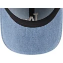 mutzen-gebogen-blau-verstellbares-band-9twenty-washed-denim-der-los-angeles-dodgers-mlb-von-new-era