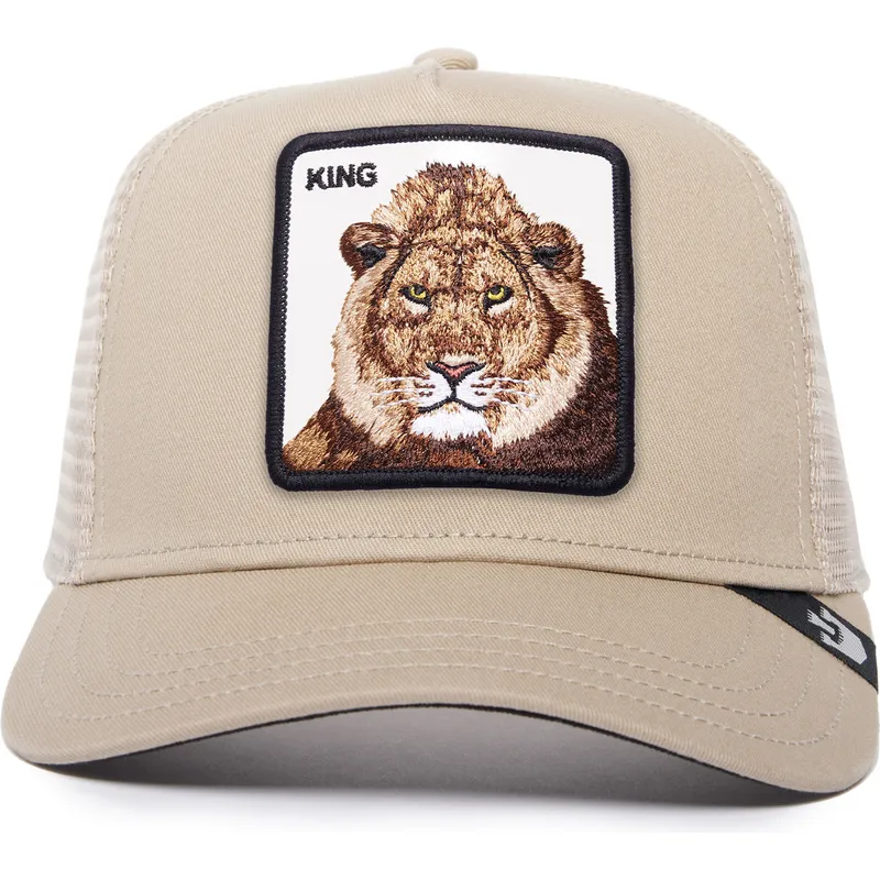 gorra-trucker-beige-leon-the-king-lion-the-farm-de-goorin-bros