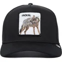 czapka-trucker-czarna-szakal-jackal-the-farm-premium-goorin-bros