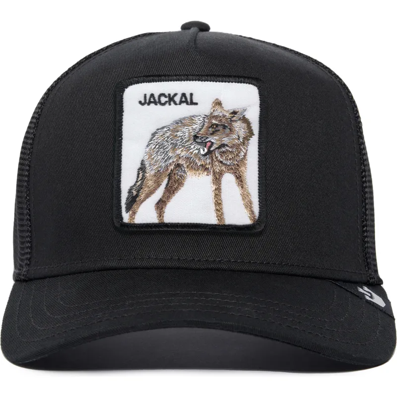 schwarze-trucker-cap-chacal-jackal-the-farm-premium-von-goorin-bros