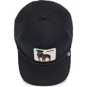 gorra-curva-negra-snapback-perro-rottweiler-alpha-dog-100-the-farm-all-over-canvas-de-goorin-bros