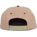 gorra-plana-marron-y-roja-snapback-caballo-stallion-free-rider-the-farm-flats-de-goorin-bros