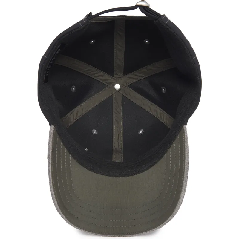 cappellino-curvo-nero-regolabile-farfalla-long-live-the-queen-the-farm-lady-balls-di-goorin-bros