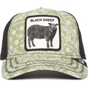 czapka-trucker-zielono-czarna-owca-black-sheep-parade-the-farm-paisley-goorin-bros