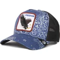 casquette-trucker-bleue-marine-aigle-freedom-a-the-w-in-a-d-the-farm-paisley-goorin-bros