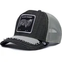 gorra-trucker-negra-y-gris-oveja-silky-sheep-the-farm-silky-roots-de-goorin-bros