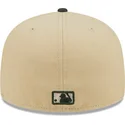 casquette-plate-marron-et-verte-ajustee-59fifty-team-landscape-new-york-yankees-mlb-new-era