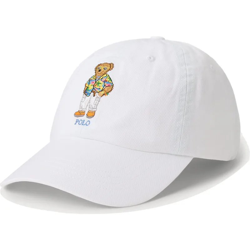 mutzen-gebogen-weiss-verstellbares-band-von-polo-ralph-lauren mutzen-gebogen-weiss-verstellbares-band-von-polo-ralph-lauren
