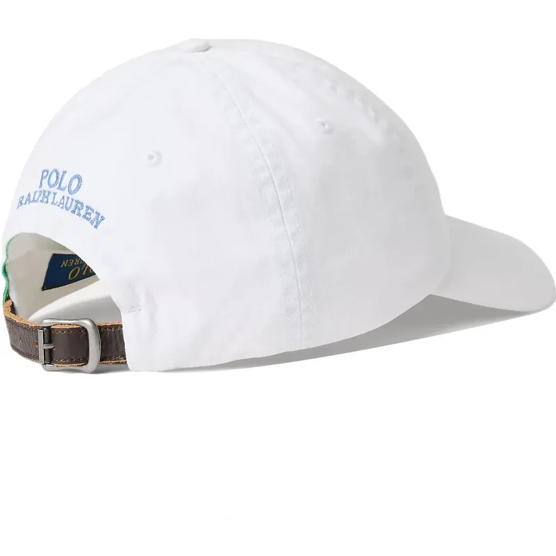 mutzen-gebogen-weiss-verstellbares-band-von-polo-ralph-lauren mutzen-gebogen-weiss-verstellbares-band-von-polo-ralph-lauren