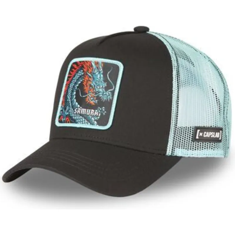mutzen-gebogen-schwarz-snapback-drache-beasts-von-capslab
